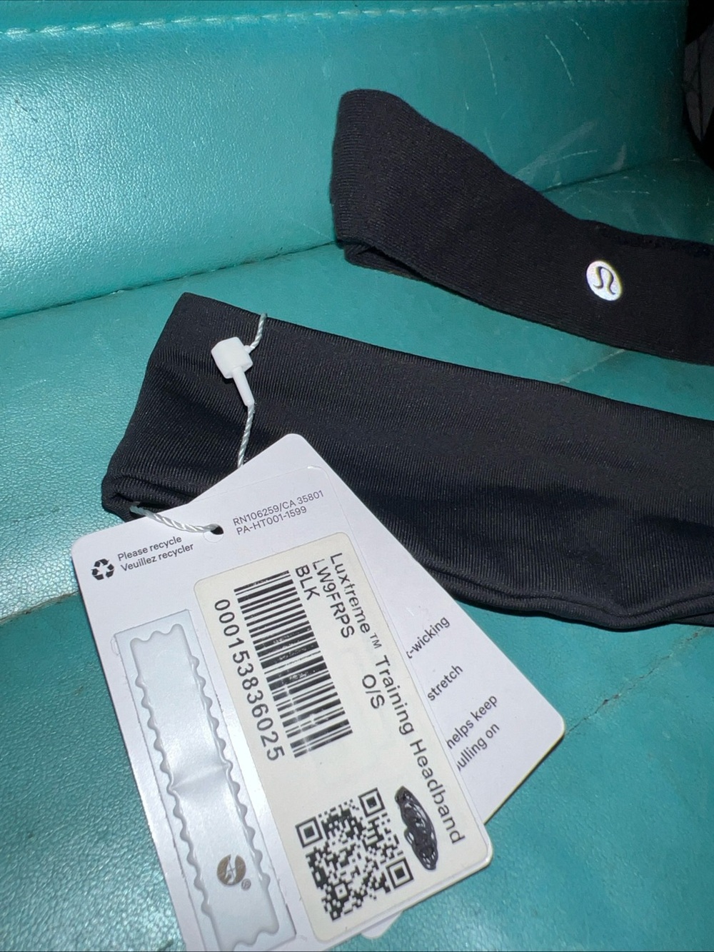 Lululemon Black Logo Headband Set - Picture 4 of 5